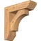 Ekena Millwork Westlake Slat Smooth Bracket w/ Offset Brace, Western Red Cedar, 5 1/2"W x 18"D x 18"H BKT0604X18X18WTL06SWR - alternate 1